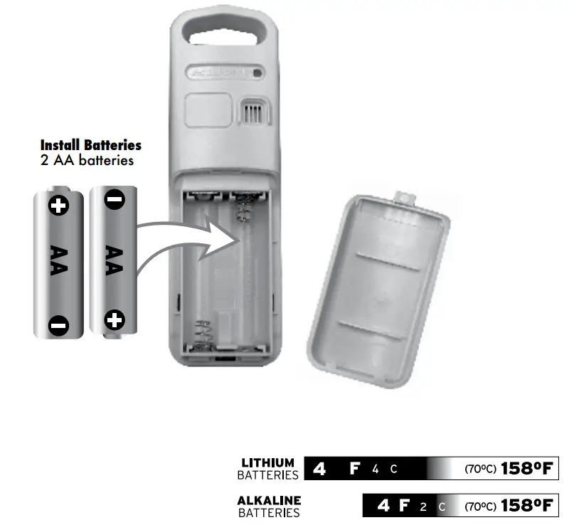 ACURITE 02029W Thermometer with Color Display Indoor - Sensor Setup