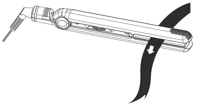 DARTWOOD 40W Portable Ceramic Hair Straightener - fig2