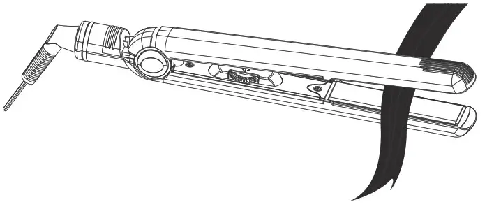 DARTWOOD 40W Portable Ceramic Hair Straightener - fig3