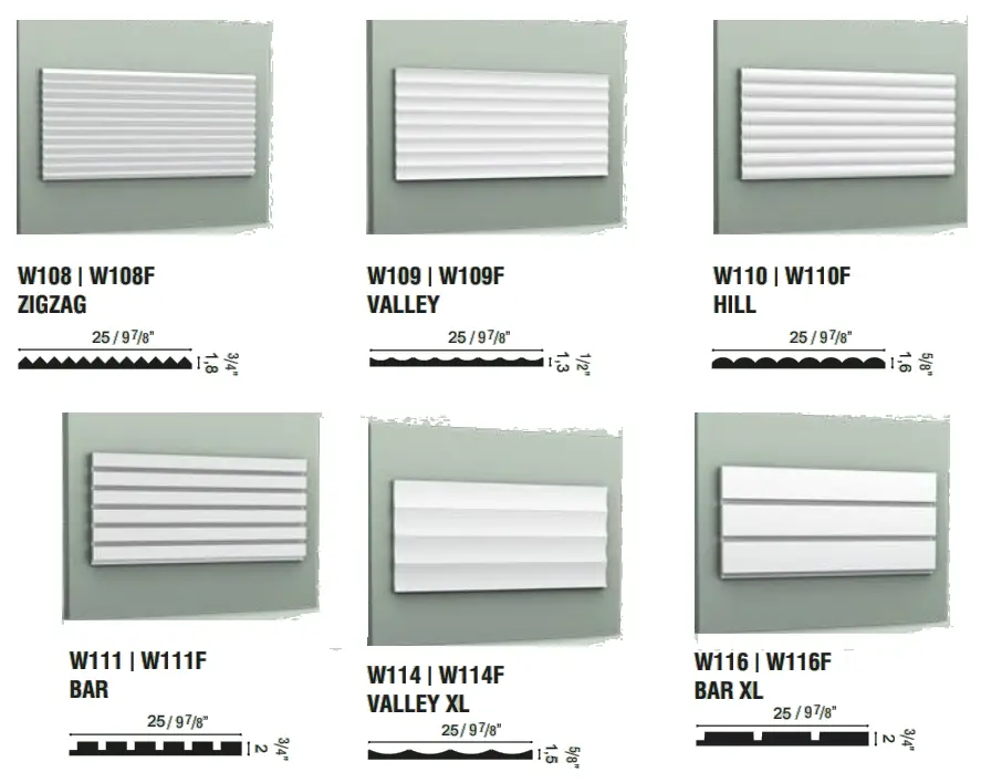 ORAC DECOR W108F 3D Wall Covering - FIG1