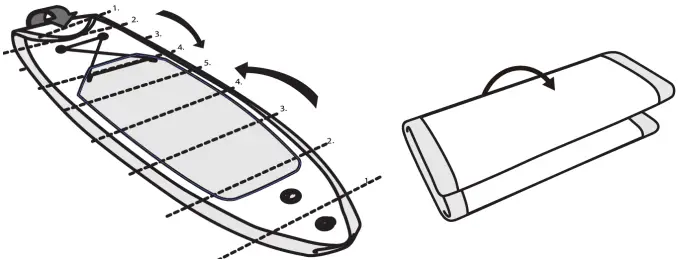 OZEAN TRITON 335 Inflatable Standup Paddle Boards D04
