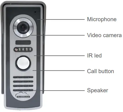 SILVERCLOUD House 715 Video Door Phone-FIG2