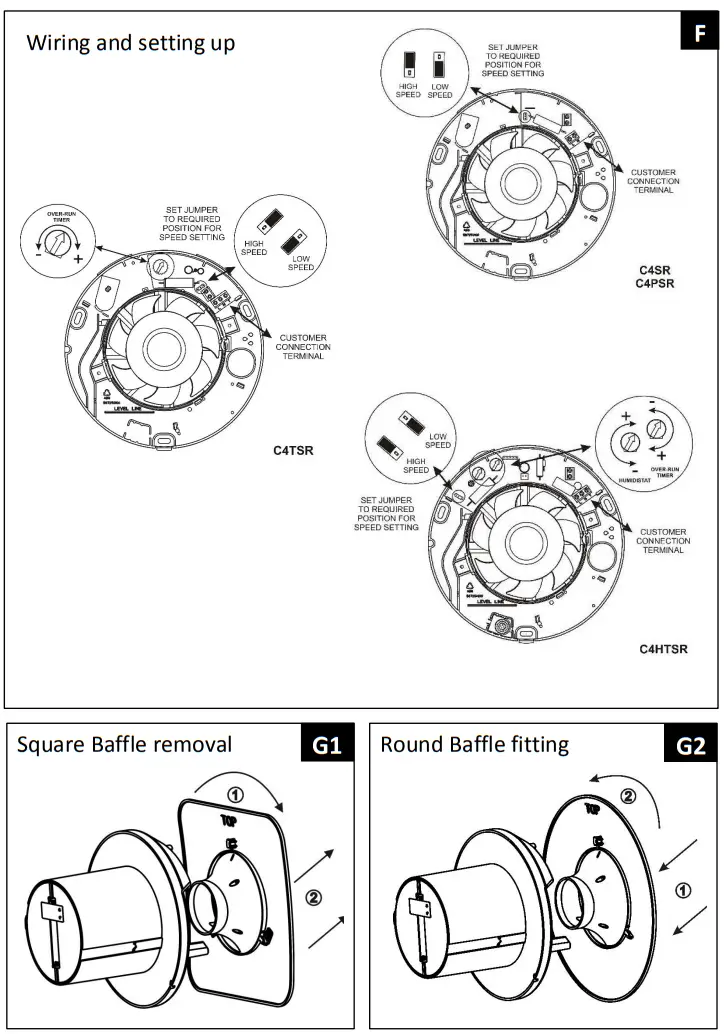 Xpelair C4SR Simply Silent 100mm Contour Fan - fig 3