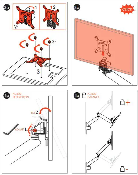 Vogel s MOMO 4126 Monitor Arm Motion Plus for Wall Mounting-FIG4