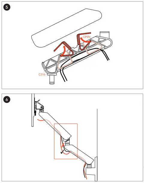Vogel s MOMO 4126 Monitor Arm Motion Plus for Wall Mounting-FIG6