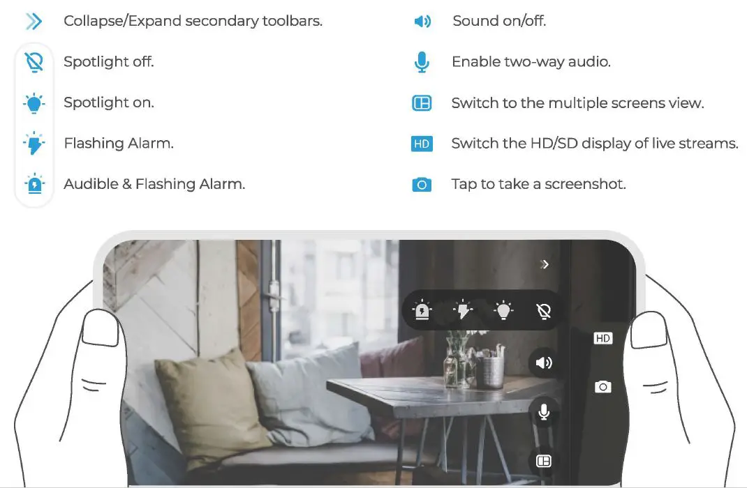 BAUHAUS 0108479B Solar Camera User Guide - LIVE VIEW