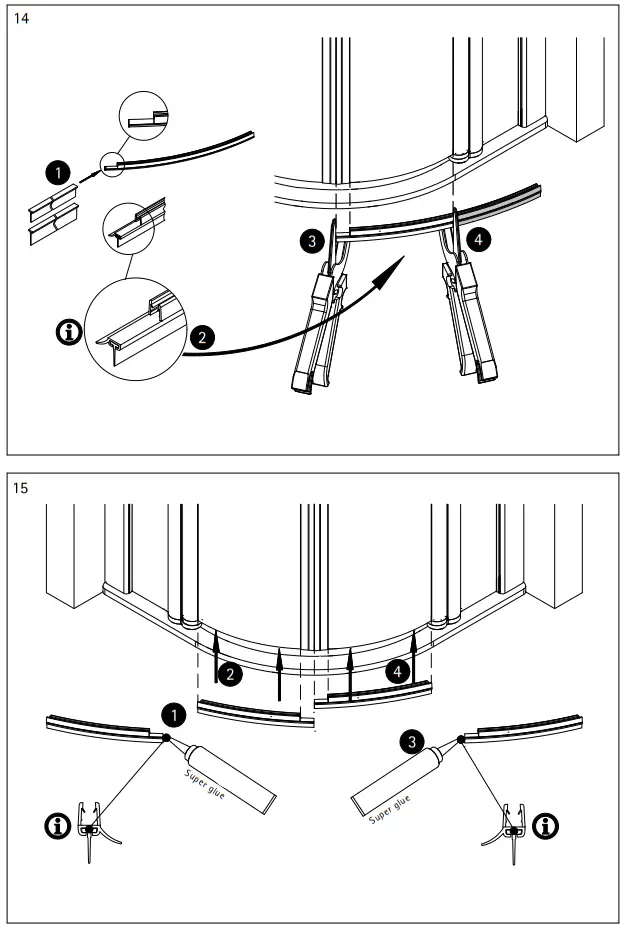 SCHULTE Runddusche Garant 2.0 90 X 90 Cm Profile Color Chrome Clear Glass - ASSEMBLY7
