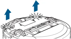 BISSELL 2908F - Replacing the Edge Cleaning Brushes 1