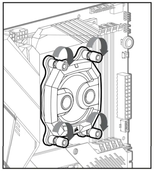 CORSAIR XC7 RGB Pro Socket 1200 1700 AM4 RGB CPU Water Block-RGB PRO