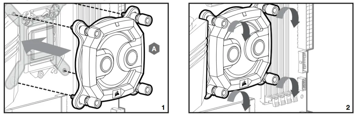 CORSAIR XC7 RGB Pro Socket 1200 1700 AM4 RGB CPU Water Block-Remove the TIM protective