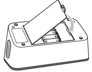 FIG 3 Install batteries
