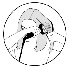 CONAIR BC8 Straightening Brush - fig2