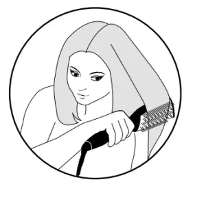 CONAIR BC8 Straightening Brush - fig4