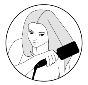 CONAIR BC8 Straightening Brush - fig5