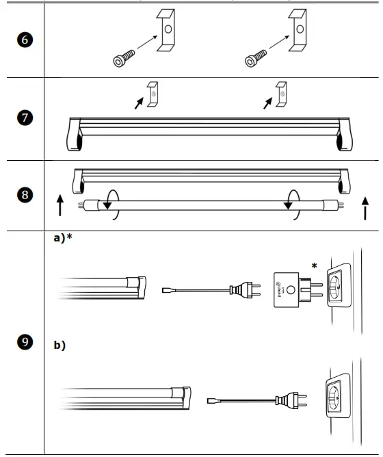 perenio PELUV01 UV Lamp Ultraviolet Lamp - ASSEMBLY