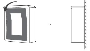 SONOFF SNZB-01 Wireless Switch User Manual - Tear off the protective film of the 3M adhesive and stick the device on the desired area