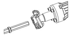 Hercules 1-1 8 Hex Breaker Hammer HE31 - Install Collared Bit