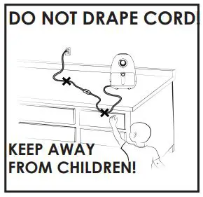 AROMA AAF-200 Air Fryer - Short Cord Instructions