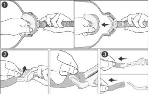 ResMed AirFit N30 Mask Headgear - Disassembling