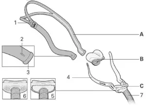 ResMed AirFit N30 Mask Headgear - QuietAir frame