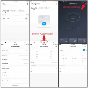 Aoycocr 0713721027910 Smart Plug Works with Amazon Alexa amp Google Home - Device Settings