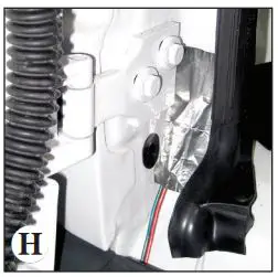 Ford T-Connect Transit Connect Installation Guide - In the area shown on both sides of the vehicle