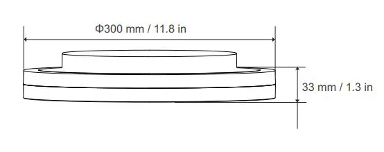Shenzhen Ustellar Technology ZL-CWB24-RGBCW Smart LED Ceiling Light fig1