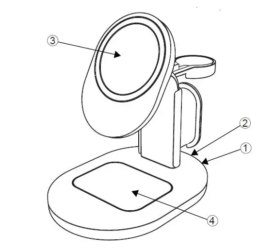 Otter BOX 78-80565 3-In-1 Charging Station fig1