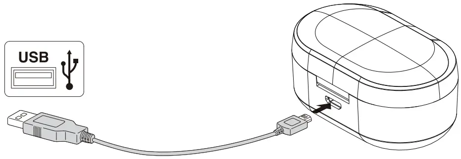 GoGEN TWS CREW Wireless Earbuds - CHARGING BASE