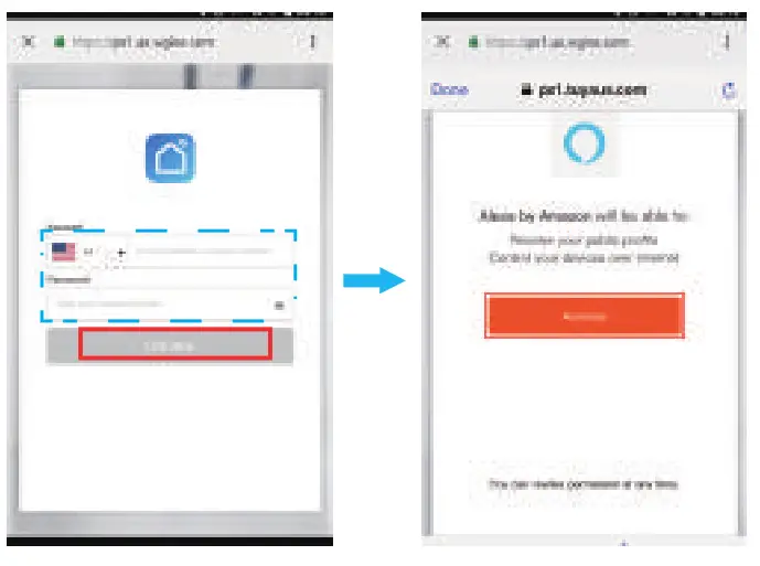 ONFORU LED RGB Flood Light - passwerd