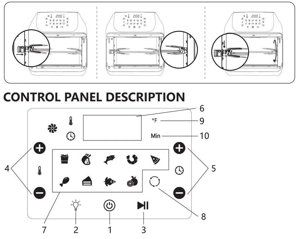 aigostar 300010YWJ Multifunctional Air Oven - fig 5
