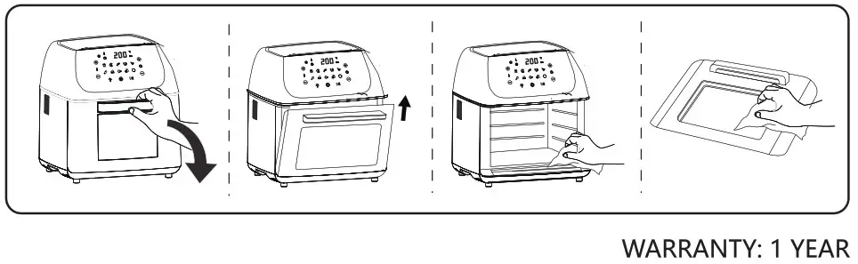 aigostar 300010YWJ Multifunctional Air Oven - wertity
