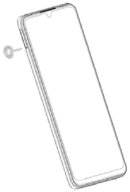 ZTE Blade A72 Smartphone - card tray