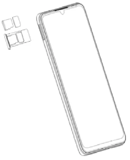 ZTE Blade A72 Smartphone - card tray1