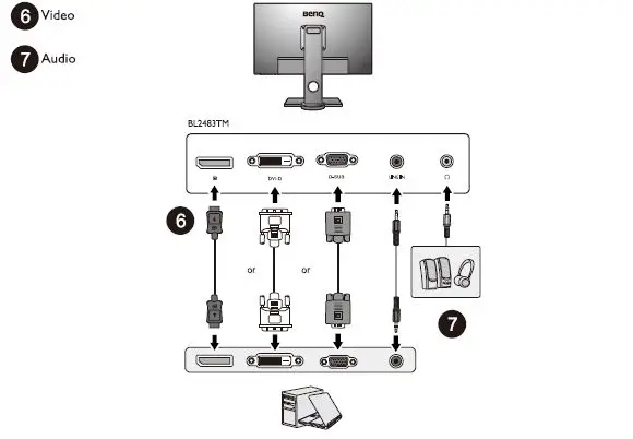 BenQ BL2483T Full HD LED Business Monitor FIG 2
