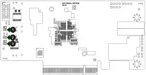 SUPERMICR AOC-S3816L-L16iT Broadcom Chip - Rear LEDs