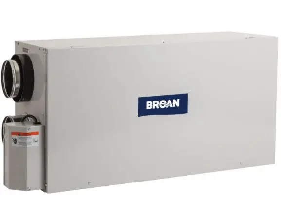 Broan Ervs100 Energy Recovery Ventilator User Guide Broan Ervs100 Energy Recovery Ventilator User Guide