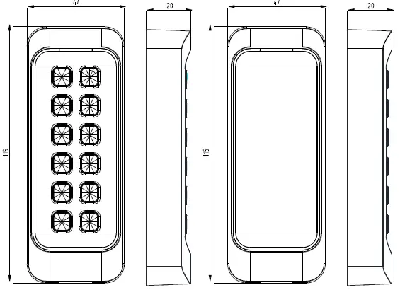 LTS Security LTK1107M Mifare Card Reader fig 1
