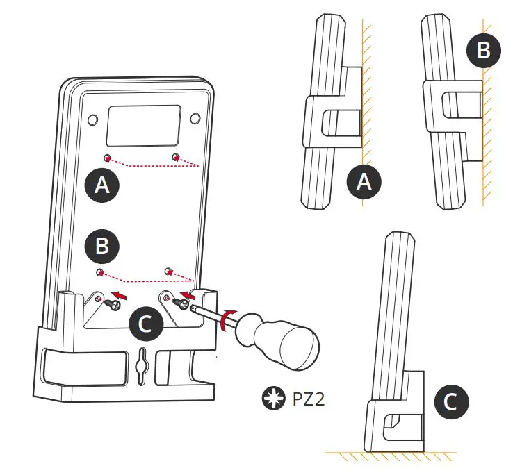 Aranet-PRO Base Station 12 User Guide - ATTACH THE DEVICE TO THE MOUNT
