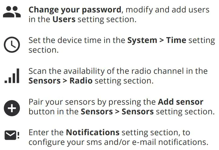Aranet-PRO Base Station 12 User Guide - CONFIGURE THE DEVICE