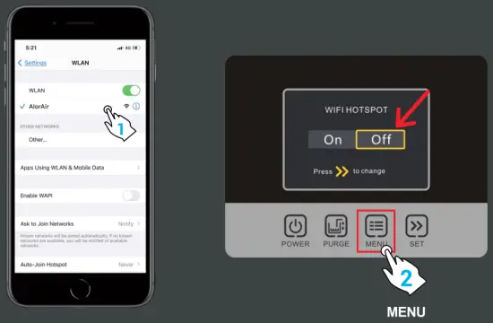 Wi-Fi CONNECTION STEPS Start Here