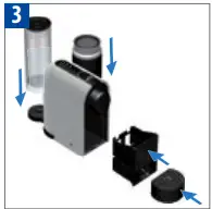 Insert the drip tray