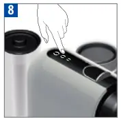 To change the selected cup size