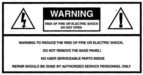 WARING COMMERCIAL WKS800 Knife Sharpener - warning