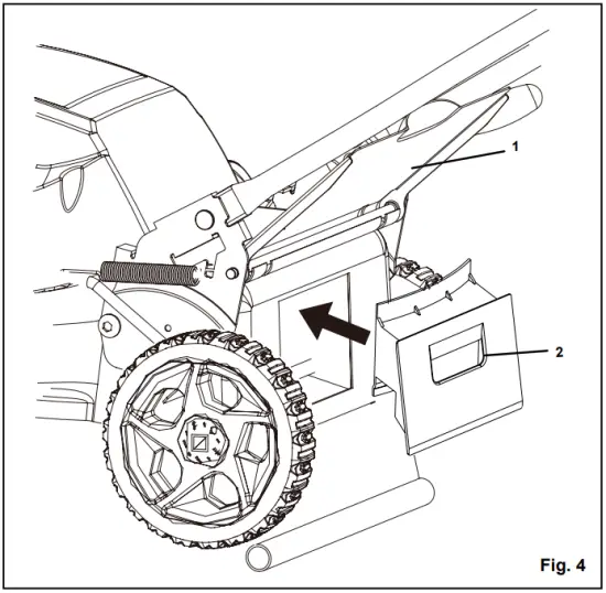 INSTALLING THE MULCHING PLUG