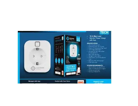 Connex Connect Cc-p1004 Smart Wi-fi And Bluetooth Wall Plug User Manual Connex Connect Cc-p1004 Smart Wi-fi And Bluetooth Wall Plug User Manual