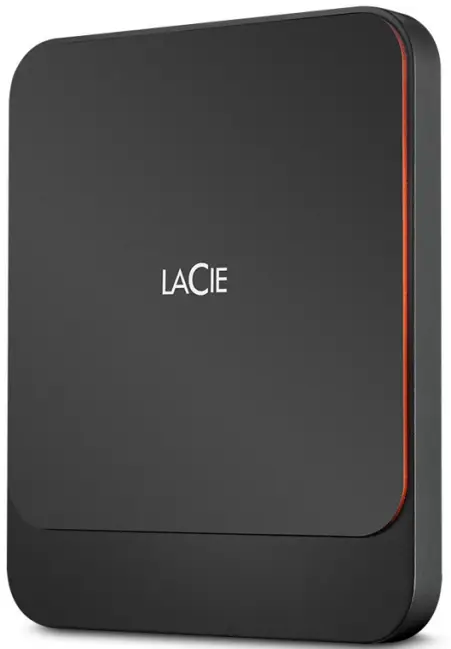 LACIE STHK500800 Portable SSD 500 GB External SSD Hard Drive USB C -