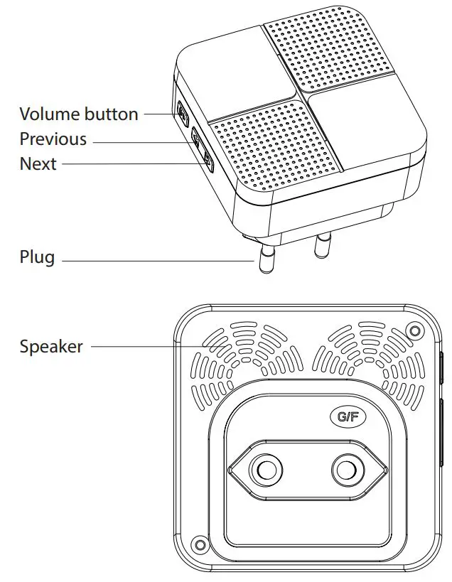 woox Smart Video Doorbell Chime - Chime Overview
