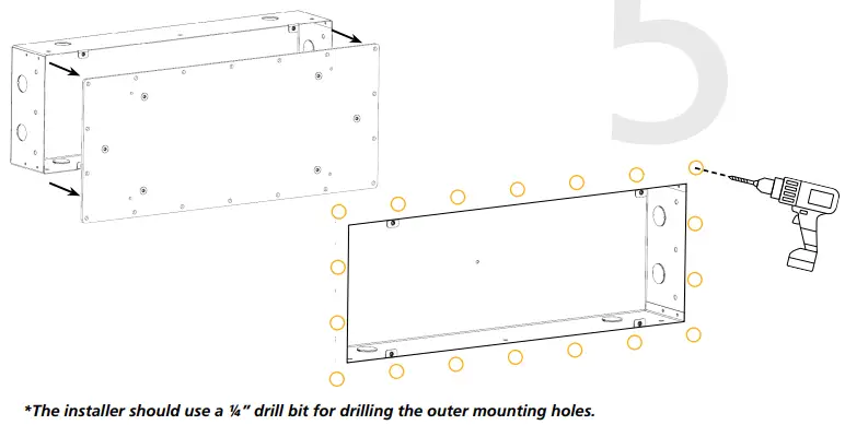sapling-215-322-6063-Anti-Ligature-Front-Polycarbonate-Frame-Solutions-Installation-Guide-FIG-7