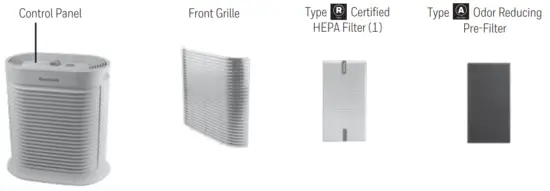 Honeywell HPA090 Series Hepa Air Purifiers - box